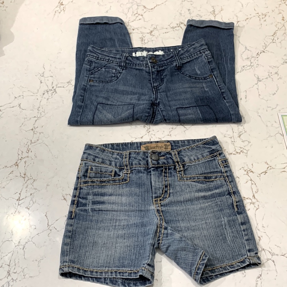 🟣 Freestyle Shorts and Uproar Jeans